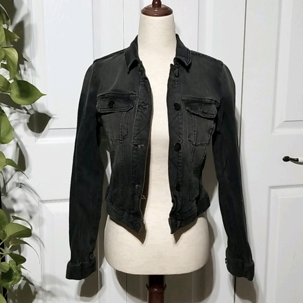 Faded Black Jean Jacket